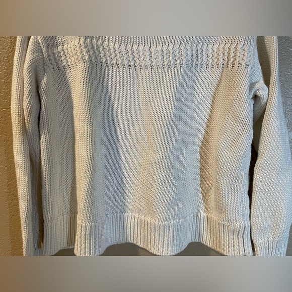 Elie Tahari Women's White Knit Sweater - Picture 4 of 5